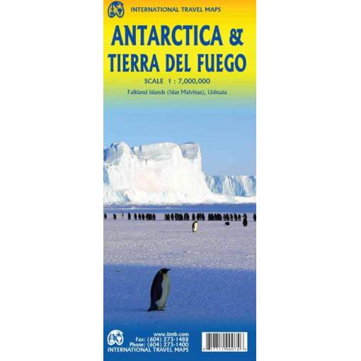 ITMB - Antarctica and Tierra del Fuego - Folding Travel Map