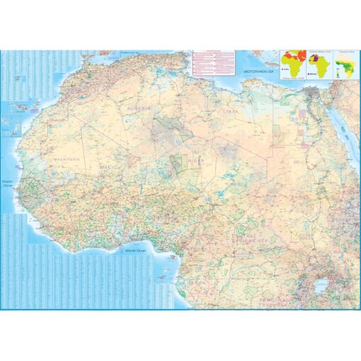 ITMB - Africa - Folding Travel Map - Image 4