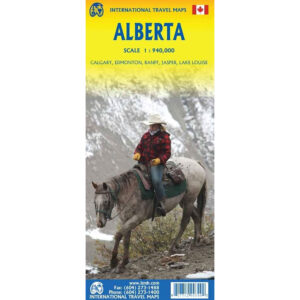 ITMB - Alberta, Canada - Folding Travel Map