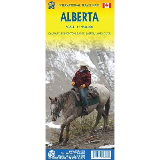 ITMB - Alberta, Canada - Folding Travel Map