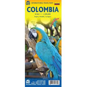 ITMB - Colombia - Folding Travel Map