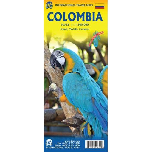 ITMB - Colombia - Folding Travel Map