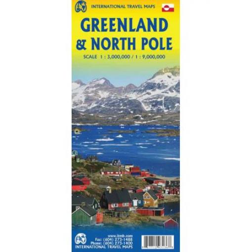 ITMB - Greenland and North Pole - Folding Travel Map