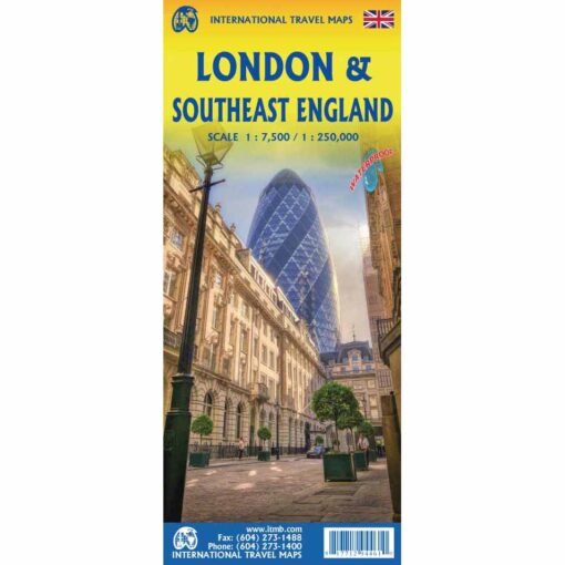 ITMB - London & Southeast England - Folding Travel Map