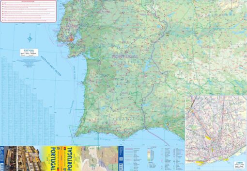 ITMB - Portugal - Folding Travel Map - Image 3