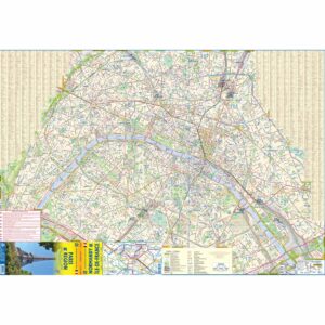 Detailed Paris city map with street names, landmarks, public transit routes, and points of interest, ideal for travelers and map enthusiasts seeking accurate navigation and city exploration insights.