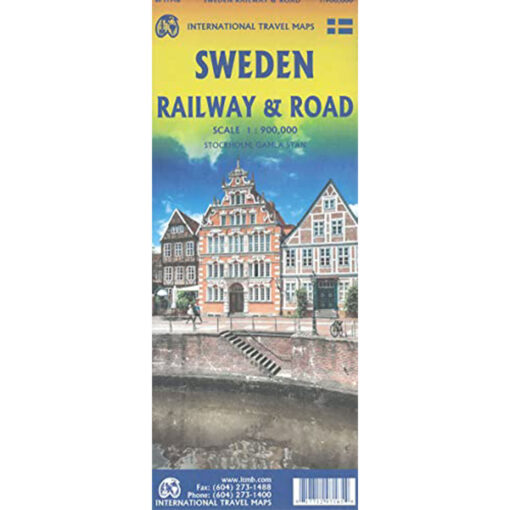 ITMB - Sweden Railway & Road - Folding Travel Map