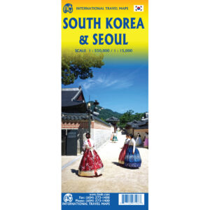 ITMB - South Korea and Seoul - Folding Travel Map