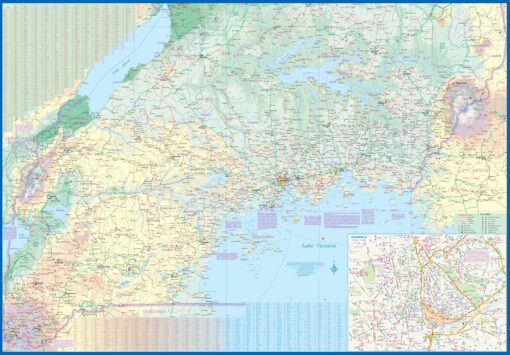 ITMB - Uganda - Folding Travel Map - Image 3