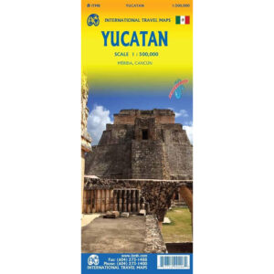 ITMB - Yucatan Peninsula, Mexico - Folding Travel Map