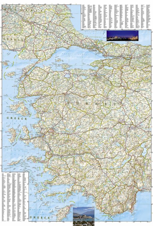 National Geographic - Turkey: Mediterranean Coast - Adventure Folding Travel Map - Image 2