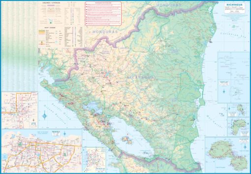 ITMB - Nicaragua & Honduras - Folding Travel Map - Image 3