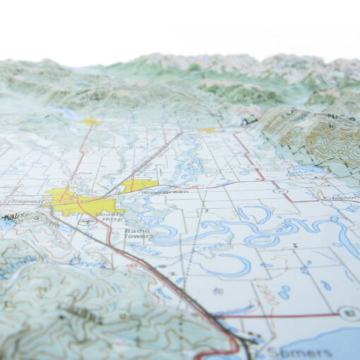 Glacier National Park Raised Relief Map by Hubbard Scientific - Image 2