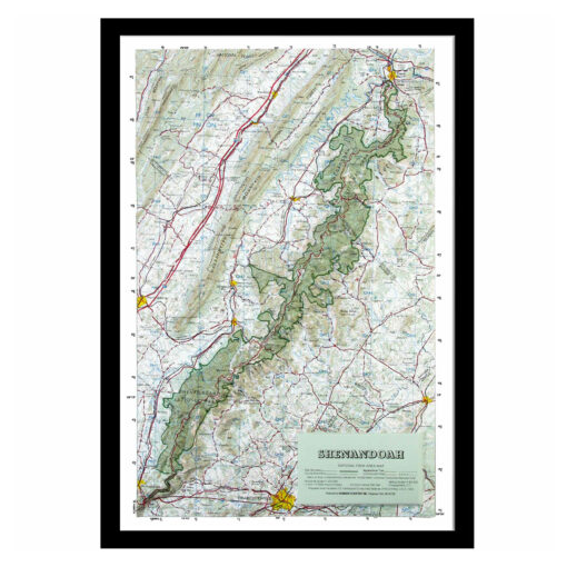 Shenandoah National Park Raised Relief Map - Image 7