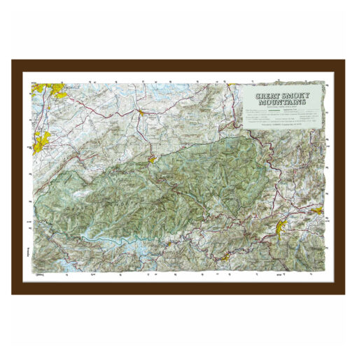 Great Smoky Mountains National Park Raised Relief Map by Hubbard Scientific - Image 6