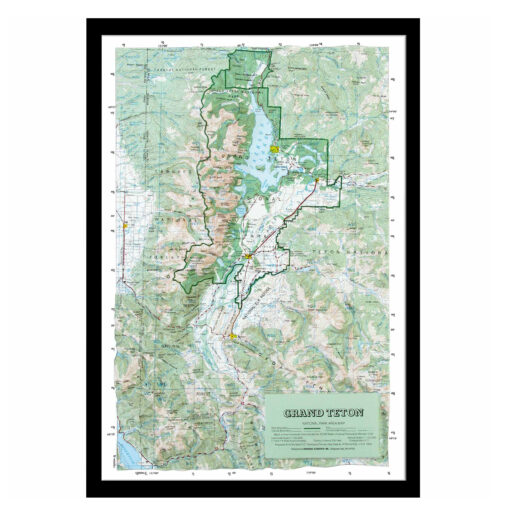 Grand Teton National Park Raised Relief Map by Hubbard Scientific - Image 7