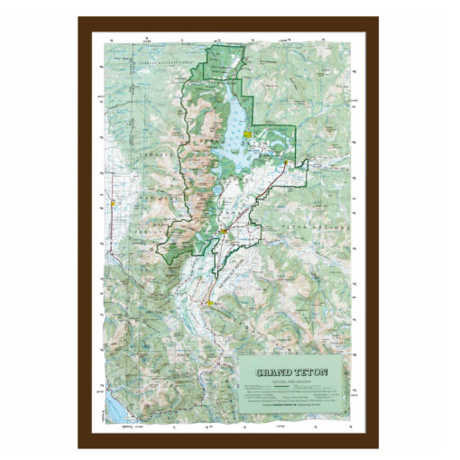 Grand Teton National Park Raised Relief Map by Hubbard Scientific - Image 6
