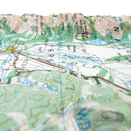 Grand Teton National Park Raised Relief Map by Hubbard Scientific - Image 3