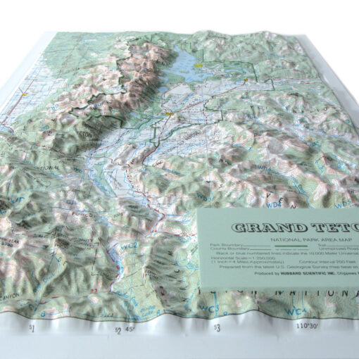 Grand Teton National Park Raised Relief Map by Hubbard Scientific - Image 4