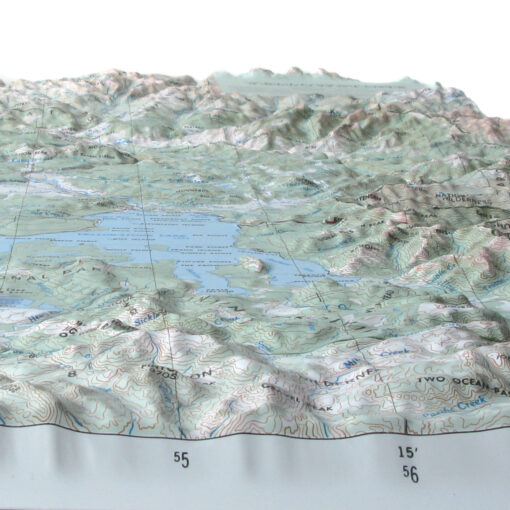 Yellowstone National Park Raised Relief Map by Hubbard Scientific - Image 3