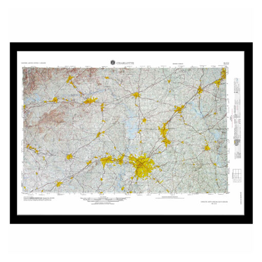 Charlotte, NC Regional Raised Relief Map by Hubbard Scientific - Image 6