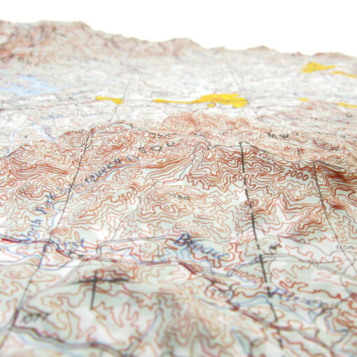 Charlotte, NC Regional Raised Relief Map by Hubbard Scientific - Image 3