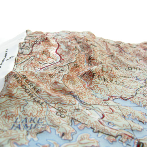 Charlotte, NC Regional Raised Relief Map by Hubbard Scientific - Image 4