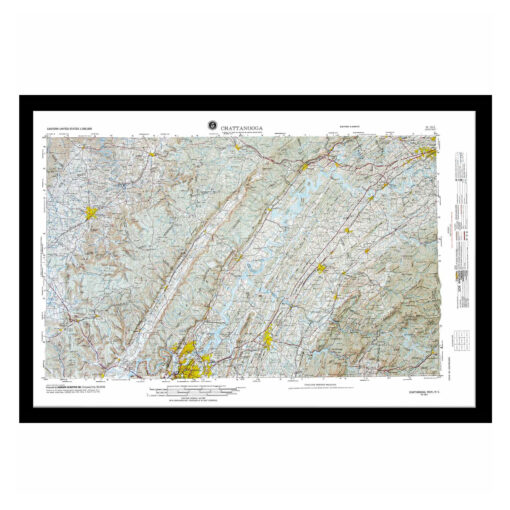 Chattanooga, TN Regional Raised Relief Map by Hubbard Scientific - Image 7