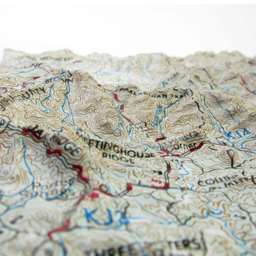 Greenville, SC Regional Raised Relief Map by Hubbard Scientific - Image 2