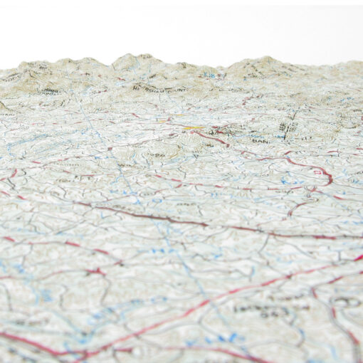 Greenville, SC Regional Raised Relief Map by Hubbard Scientific - Image 4