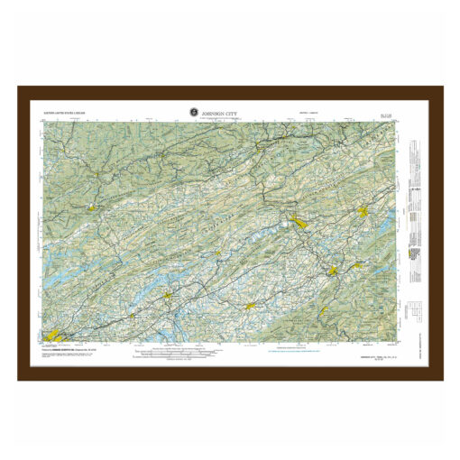 Johnson City, TN Regional Raised Relief Map by Hubbard Scientific - Image 7