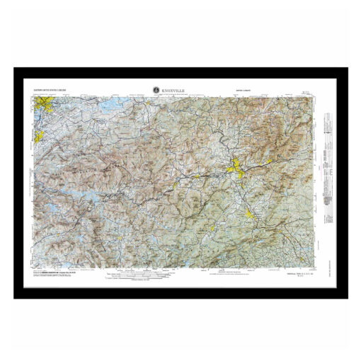 Knoxville, TN Regional Raised Relief Map by Hubbard Scientific - Image 7
