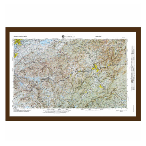 Knoxville, TN Regional Raised Relief Map by Hubbard Scientific - Image 6