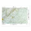 Roanoke, VA Regional Raised Relief Map by Hubbard Scientific