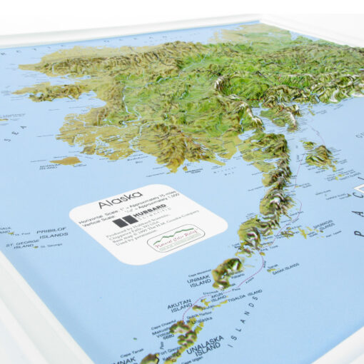 Alaska Raised Relief Map by Hubbard Scientific - Image 4