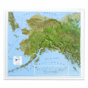 Alaska Raised Relief Map by Hubbard Scientific