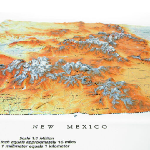 Colorado Raised Relief Map by Hubbard Scientific - Image 4