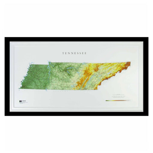 Tennessee Raised Relief Map by Hubbard Scientific - Image 7