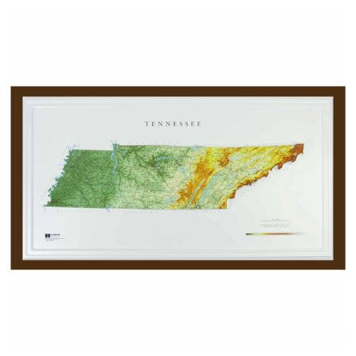 Tennessee Raised Relief Map by Hubbard Scientific - Image 6