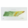 Tennessee Raised Relief Map by Hubbard Scientific