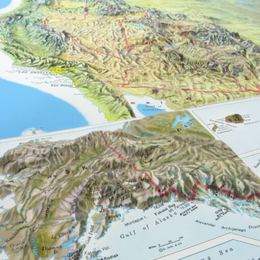 United States Rand McNally Raised Relief by Hubbard Scientific - Image 3