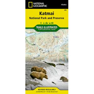 National Geographic - Katmai National Park & Preserve - Folding Travel Map