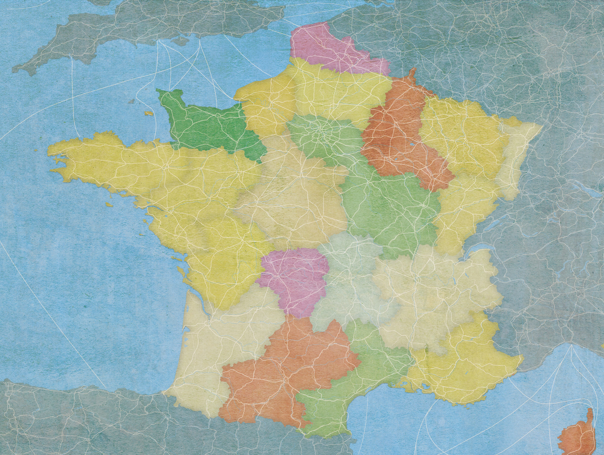 France by City Prints
