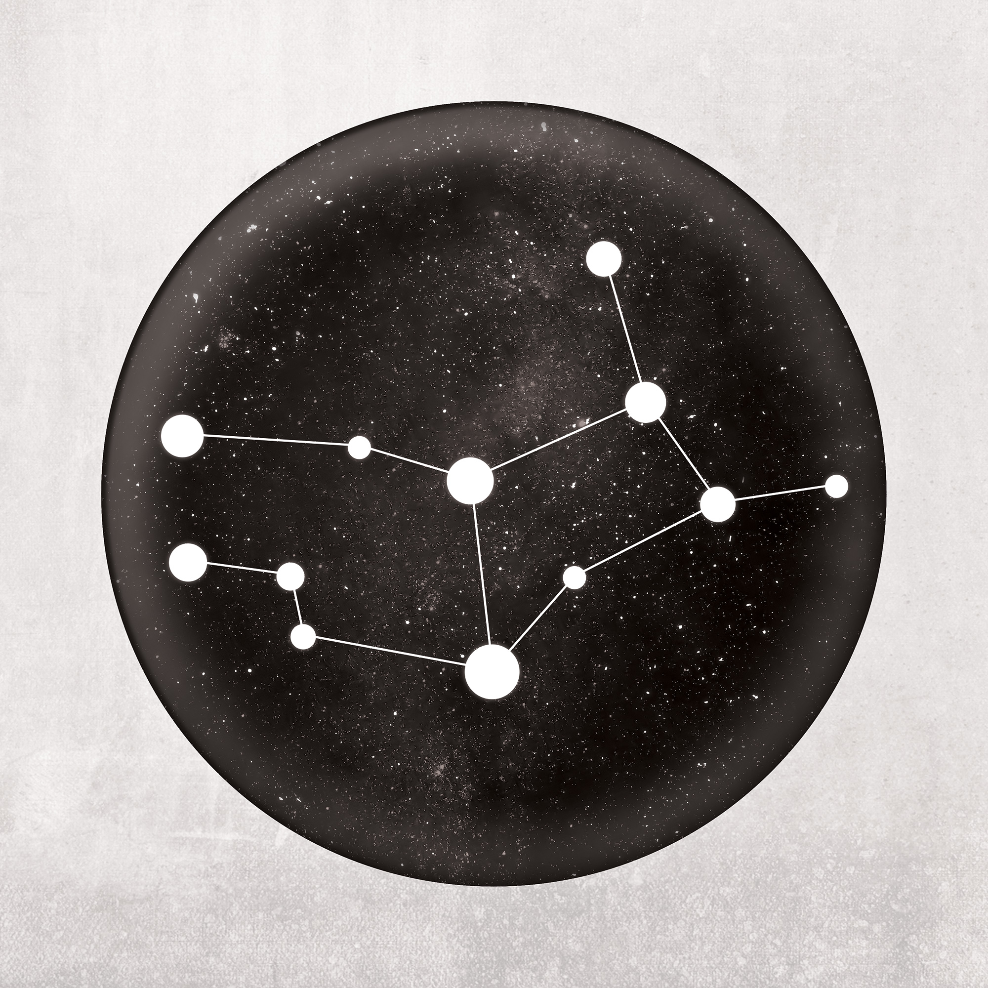Virgo Constellation Art Print The Map Shop