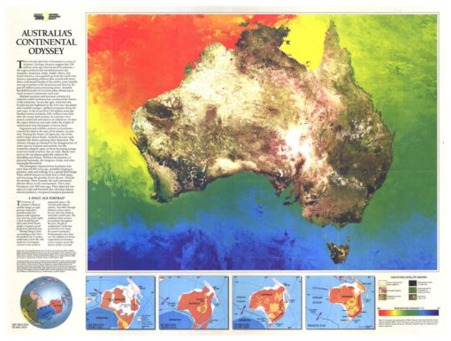 Australia Continental Odyssey - Published 1988 by National Geographic