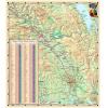Napa Valley Wine Country Wall Map by Compart