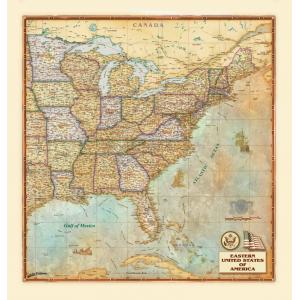 Eastern United States Wall Map by Compart
