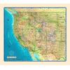 Western United States Wall Map by Compart