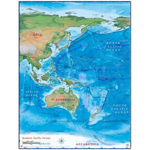 Western Pacific Ocean Wall Map by Compart