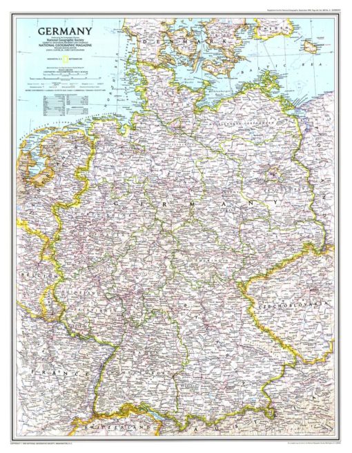 Germany - Published 1991 by National Geographic